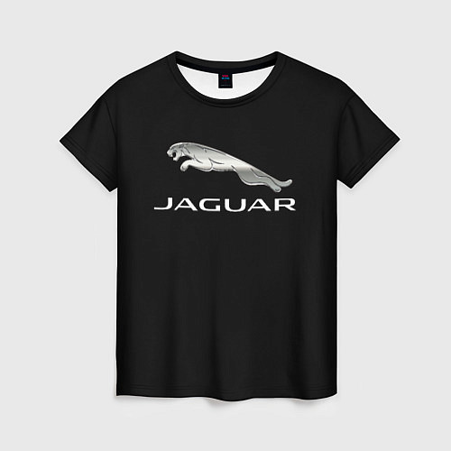 Женская футболка Jaguar sport brend / 3D-принт – фото 1