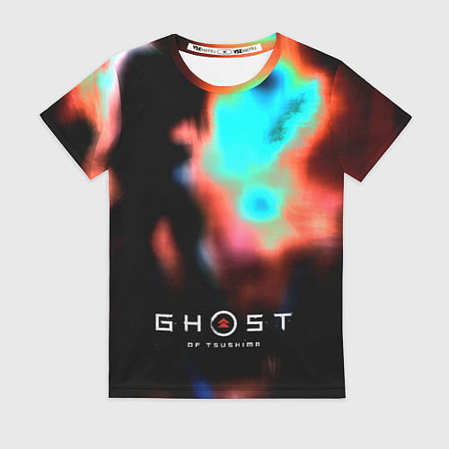 Женская футболка Ghost of Tsushima ninja / 3D-принт – фото 1