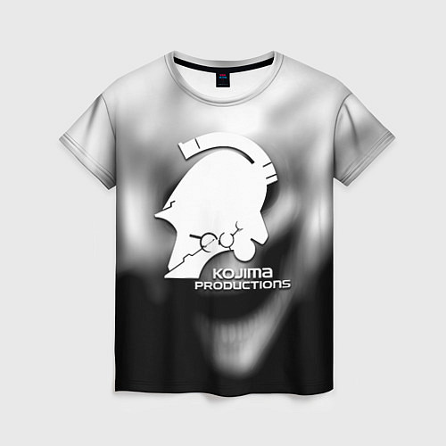 Женская футболка Кодзима студия хоррор / 3D-принт – фото 1