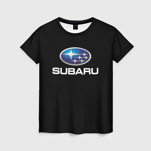 Женская футболка Subaru sport auto car / 3D-принт – фото 1