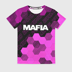 Футболка женская Mafia pro gaming: символ сверху, цвет: 3D-принт