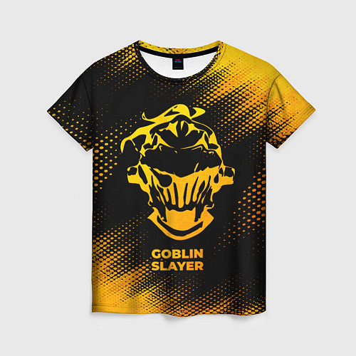 Женская футболка Goblin Slayer - gold gradient / 3D-принт – фото 1