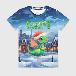 Женская футболка Милый дракончик 2024