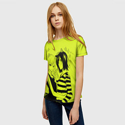 Футболка женская Хори и Изуми - Коты, цвет: 3D-принт — фото 2