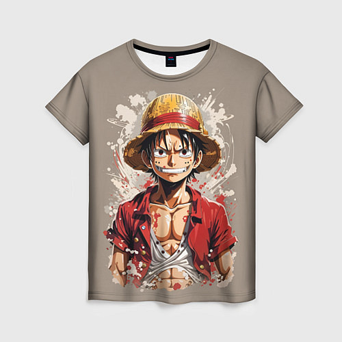 Женская футболка Монки Ди Руфи - One Piece / 3D-принт – фото 1