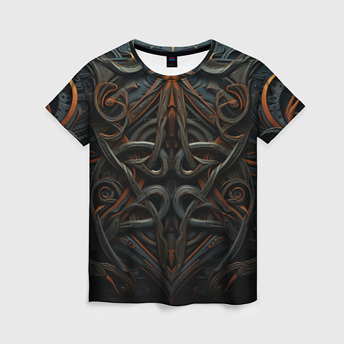 Женская футболка Орнамент в викинг-стиле / 3D-принт – фото 1
