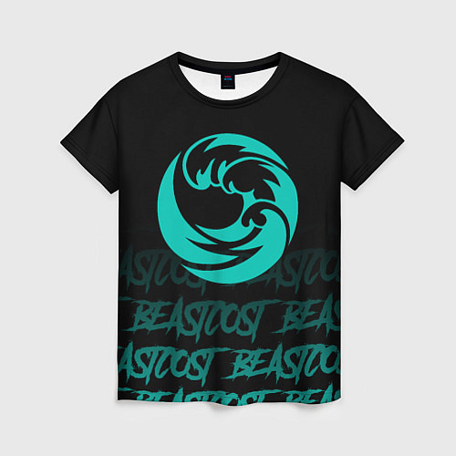 Женская футболка Beastcoast / 3D-принт – фото 1