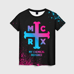 Футболка женская My Chemical Romance - neon gradient, цвет: 3D-принт