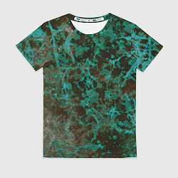 Женская футболка Абстракция - водоросли