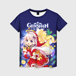 Футболка женская Paimon: Genshin Impact, цвет: 3D-принт
