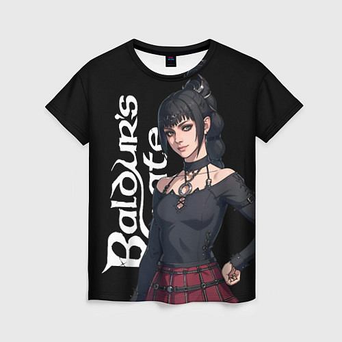 Женская футболка Baldurs gate 3 - shadowheart / 3D-принт – фото 1