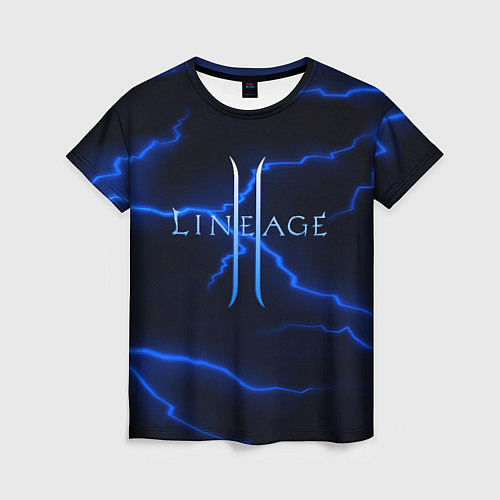 Женская футболка Lineage storm / 3D-принт – фото 1