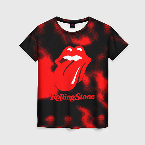 Женская футболка Rolling Stone rock / 3D-принт – фото 1