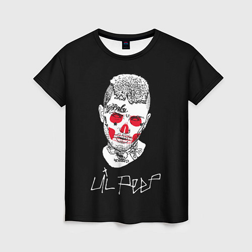 Женская футболка Lil Peep idol 2023 / 3D-принт – фото 1