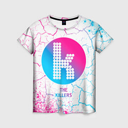 Футболка женская The Killers neon gradient style, цвет: 3D-принт