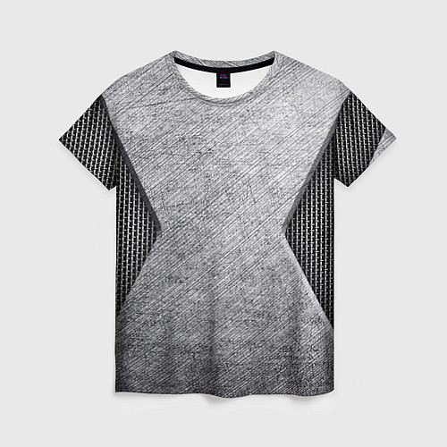 Женская футболка Стальная болванка / 3D-принт – фото 1