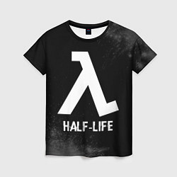 Футболка женская Half-Life glitch на темном фоне, цвет: 3D-принт