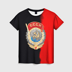 Футболка женская СССР страна наша, цвет: 3D-принт