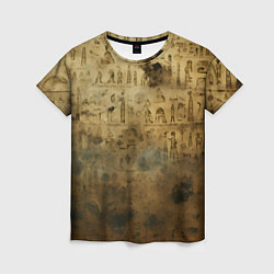 Женская футболка Древний папирус