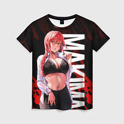 Женская футболка Макима в офисной одежде