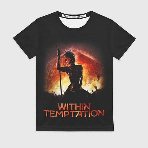 Женская футболка Within Temptation Sharon / 3D-принт – фото 1