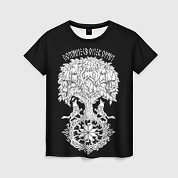 Женская футболка Славянские воины - помни свои корни