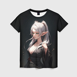 Футболка женская Фрирен в кимоно- Sou sou no frieren, цвет: 3D-принт