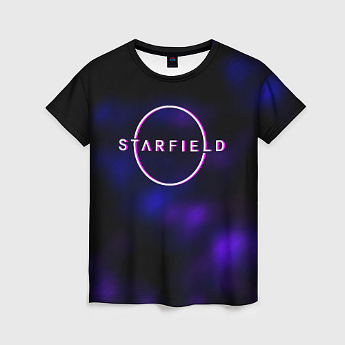 Женская футболка Starfield тёмное небо из игры / 3D-принт – фото 1