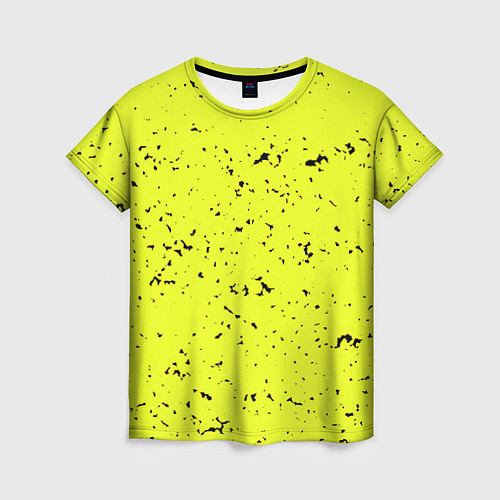 Женская футболка Лимонная текстура / 3D-принт – фото 1
