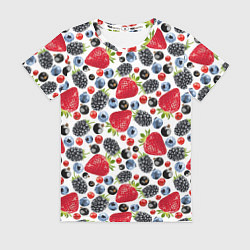 Женская футболка Различные ягоды