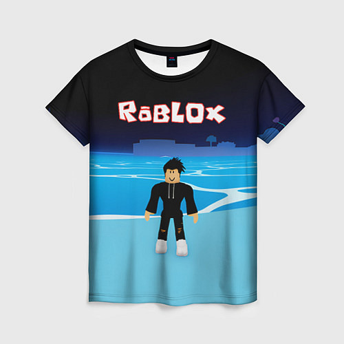 Женская футболка Мальчик Роблокс / 3D-принт – фото 1