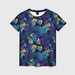 Женская футболка Abstract vector pattern