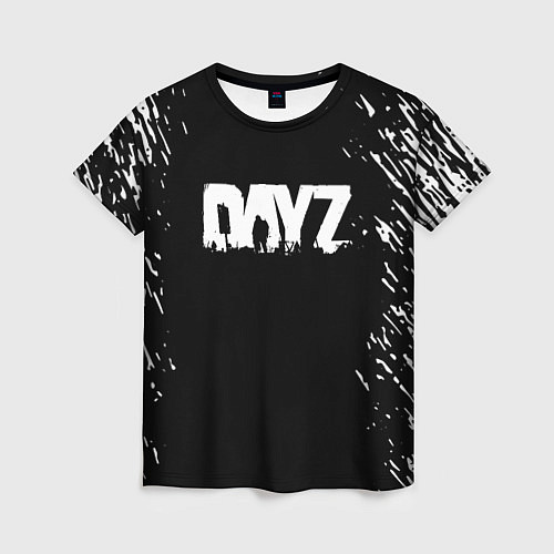 Женская футболка Dayz краски текстура / 3D-принт – фото 1