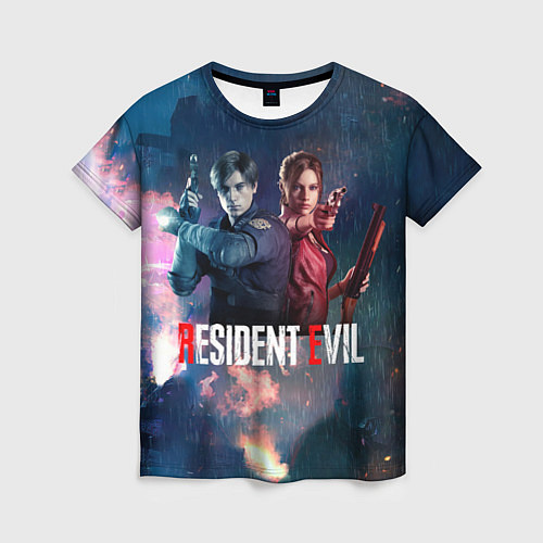 Женская футболка Resident Evil game color / 3D-принт – фото 1