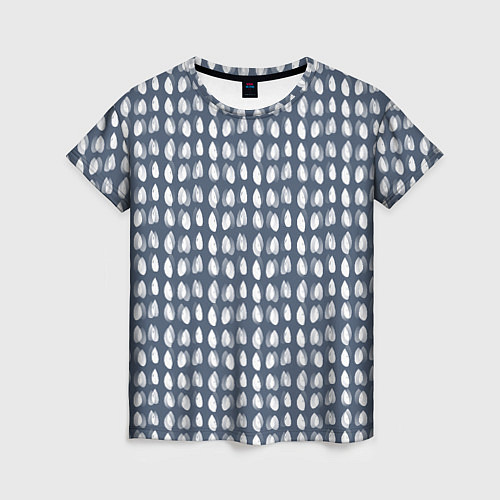 Женская футболка Капли / 3D-принт – фото 1