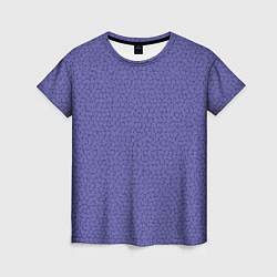 Женская футболка Текстура однотонный сиреневый