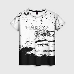 Футболка женская Deathloop чёрные краски, цвет: 3D-принт