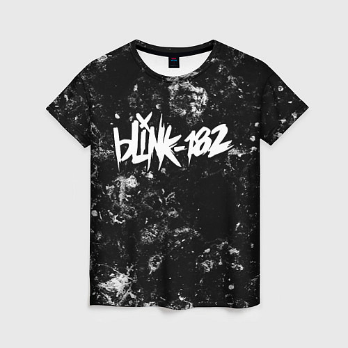 Женская футболка Blink 182 black ice / 3D-принт – фото 1