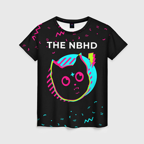 Женская футболка The Neighbourhood - rock star cat / 3D-принт – фото 1