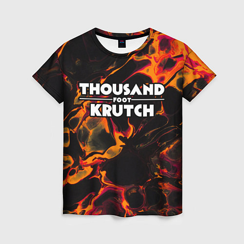 Женская футболка Thousand Foot Krutch red lava / 3D-принт – фото 1
