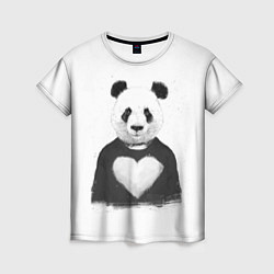 Футболка женская Love panda, цвет: 3D-принт