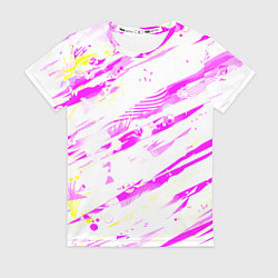 Женская футболка Розовые паттерны