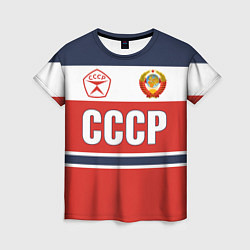 Футболка женская Союз Советских Социалистических Республик - СССР, цвет: 3D-принт