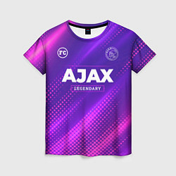 Футболка женская Ajax legendary sport grunge, цвет: 3D-принт