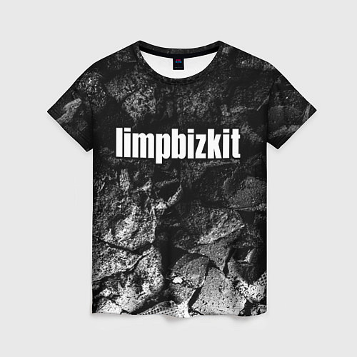 Женская футболка Limp Bizkit black graphite / 3D-принт – фото 1