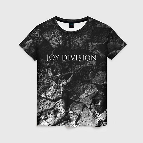 Женская футболка Joy Division black graphite / 3D-принт – фото 1