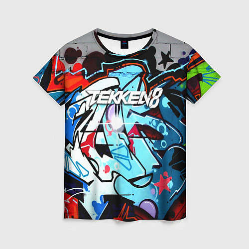 Женская футболка Tekken 8 уличная битва / 3D-принт – фото 1