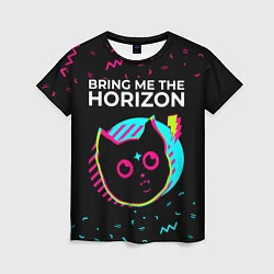 Футболка женская Bring Me the Horizon - rock star cat, цвет: 3D-принт