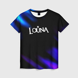 Футболка женская Louna neon bend, цвет: 3D-принт