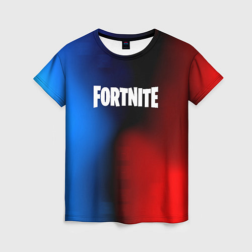 Женская футболка Fortnite game gradient / 3D-принт – фото 1